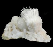 Very Rare Natural Mesolite on Stilbite Mineral Specimen #E398 picture