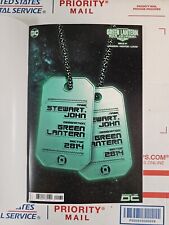 Green Lantern War Journal 1 John Stewart Glow-In-The-Dark Dog Tag NM- OR BETTER picture
