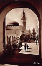 RPPC Tripoli Libya Italy Military occupation Mosque Photo Vtg Postcard C26 picture