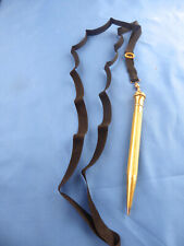 Antique Wahl Eversharp Art Deco 18K Gold Filled Pencil, USA WITH ANTIQUE LANYARD picture