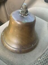Vintage / Antique Wall Mount Brass School House Bell 5
