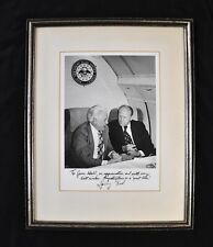 Photo hand-signed and dedicated by Gerald Ford as US VicePresident.Framed 19x15