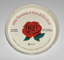 1969 Tournament of Roses Ashtray - Ohio State VS So. California - Rare picture