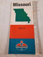 Vintage 1973 1974 road map of Missouri  road map standard oil picture