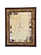 Vintage Expedition Sonoma Winery Trail Map MMI Beautifully Framed With Wine Cork picture