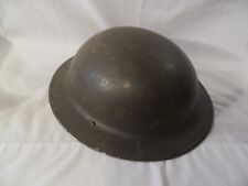 WWII Canadian Army Brodie Doughboy Helmet CL/C 1942 Original Strap & Liner picture