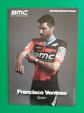 CYCLING cycling card FRANCISCO VENTOSO team BMC 2018 picture