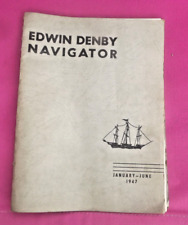 EDWIN DENBY NAVIGATOR HIGH SCHOOL YEARBOOK 1947 DETROIT picture