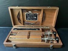 Vtg Brown - Buerger Cystoscope Maker, Inc w/ Original Wood Box picture