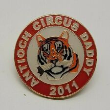 Antioch Circus Daddy 2011 Shriner Pin Back W/ Tiger Figure    Dayton Ohio picture