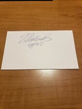 NICK WILLIAMS - FOOTBALL - AUTOGRAPH SIGNED - INDEX CARD -AUTHENTIC - A4567 picture