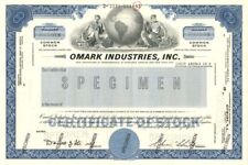 Omark Industries, Inc. - Stock Certificate - Specimen Stocks & Bonds picture