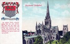 Lot of 2. Chichester & Exeter Cathedrals Unposted Postcards picture
