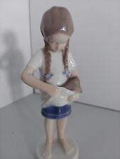 Vintage Bing & Grondahl B&G Girl with Kitten 7 Inch Figurine 1779 picture