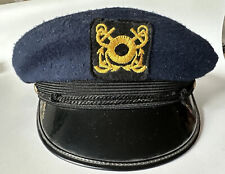 Vintage US Navy Military Sailor Hat by Dorfman Pacific Co. PP Oakland Calif WOOL picture