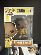 Funko Pop LA Lakers Kobe Bryant (#24 Yellow Jersey) #11 W/ YELLOW ARMBAND RARE picture