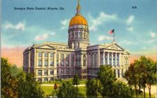 Atlanta GA Georgia State Capitol Building Vintage Postcard Unposted Tichnor picture