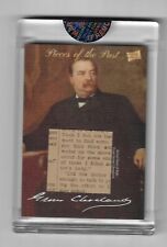 GROVER CLEVELAND 22ND & 24TH PRESIDENT 2018 THE BAR POTP PIECES RELIC CARD picture