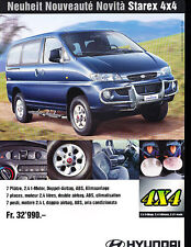 1999 2000 Hyundai Starex Van Sales Brochure German picture