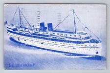 S.S. South America, Ship, Transportation, c1946 Antique Vintage Postcard picture
