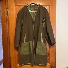 Vintage U.S Army Inner Trench Coat Wool Liner 1950's picture