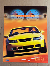 2003 Ford Mustang SVT Cobra Fact Sales Sheet - SINGLE SHEET COLLECTORS ITEM picture