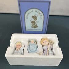 Avon Heavenly Blessings Nativity Collection: The Holy Family 3 PC Set 1986 picture