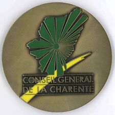 Conseil Général de La CHARENTE Table Medal 105 mm picture