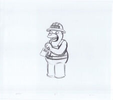 Simpsons Choppy the Lumberjack Original Art Animation Production Pencils Rough picture