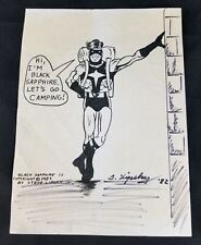 Original 1982 Comic Sketch Art Steve Lipsky Signed & Dated picture