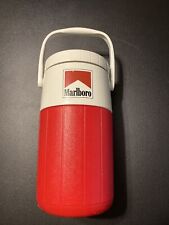 Coleman drink cooler jug vintage Marlboro red white 1/2 gallon spout handle picture