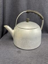 Wear Ever Vintage Tea Pot Kettle Large 1 Gallon Aluminum - Art Deco - No Leaks picture