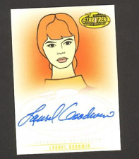 LAUREL GOODWIN THE COMPLETE STAR TREK ANIMATED ADVENTURES TRADING CARD AUTOGRAPH picture