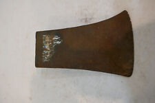Vintage Axe Head Collins W Partial Sticker Stamped maker mark 1 lbs 12 oz picture