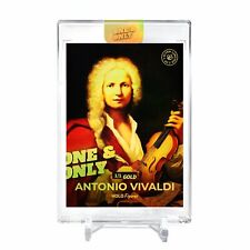 ANTONIO VIVALDI Italian Composer Holo Gold Card 2023 GleeBeeCo #ATIL-G 1/1 picture