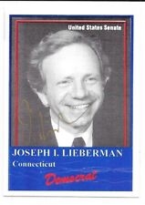 RARE 1995 POLITICAL CARD joe lieberman JEWISH autographed 1/1 JOE MADE THIS picture