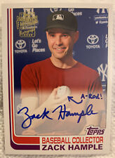 ZACK HAMPLE 2017 TOPPS ARCHIVES BASEBALL COLLECTOR AUTOGRAPH - A-Rod picture