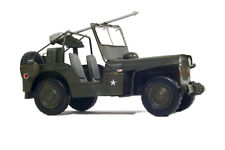 1941 Willys MB Overland Jeep Green Metal Handmade iron Model Car picture