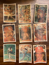 Sportsflics 1986 Triple Action Series 1 Lenticular Baseball Cards Set of 196 Car picture