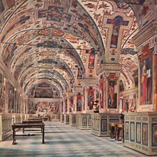 Postcard Italy Rome Vatican City Roman Catholic Church Sala di Sisto Quinto picture