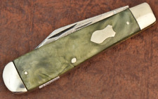 VINTAGE 1933-1940 REMINGTON STRAIGHT LINE GREEN PYRAMITE JACK KNIFE (15595) picture