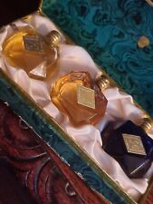 1959  USSR Russian Soviet Moscow NEW ZARJA Perfume Set «МАЛАХИТОВАЯ ШКАТУЛКА» picture