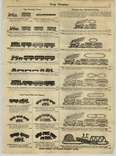 1922 PAPER AD Overland Hafner Toy Mechanical Trains American Flyer 20th Century picture