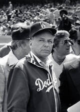 Frank Sinatra during Los Angeles Dodgers' Opening Day Baseball Gam- Old Photo 1 picture