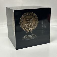 TexasGulf INC. 1981 FINANCIAL WORLD Best 1980 ANNUAL REPORT AWARD -rare picture