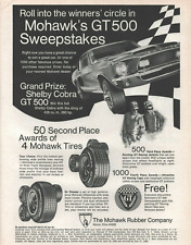 1968 Mohawk GT500 Sweepstake Shelby Cobra Tires Akron OH Vintage - Automobile Ad picture