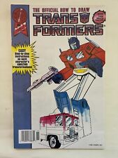 The Official How To Draw The TRANSFORMERS #1 (Blackthorn Publishing, Nov 1987) picture