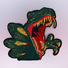 Ferocious T-Rex — Iron On Badge Embroidered Motif — Dinosaur T Rex Tyrannosaurus picture