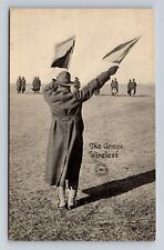 World War I-US Military, The Army's Wireless, Antique, Vintage Souvenir Postcard picture