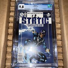 Static #1 (Newsstand Variant Cover) Blue Cover (CGC 9.8) 1st App Static picture